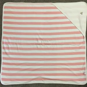 Beautiful Burt’s Bees Baby Blanket/Pink/White/NWT